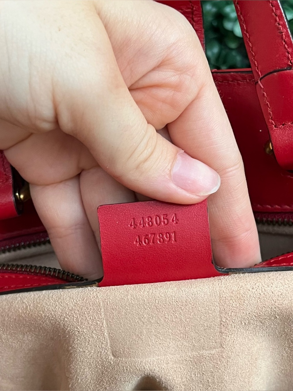 GUCCI Red Marmont GG Disco Red Satchel Tote + Dustbag - Picture 11 of 11